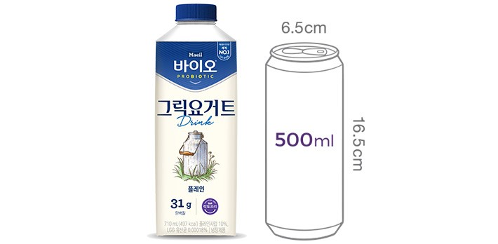 [매일유업] 바이오 드링크 그릭요거트 플레인 710mL