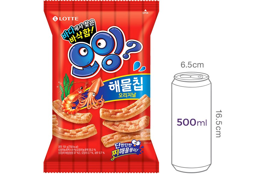 [롯데] 오잉 해물맛 151g