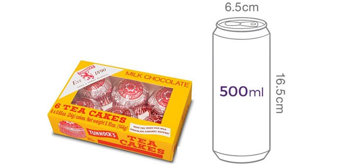 [터녹스] 밀크 초콜릿 티 케이크 6입