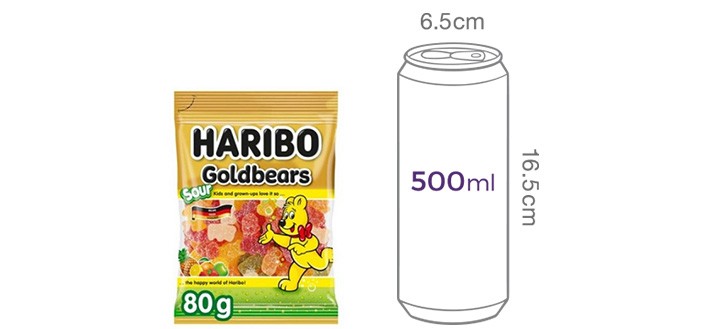 [하리보] 골드베어 사우어 젤리 80g