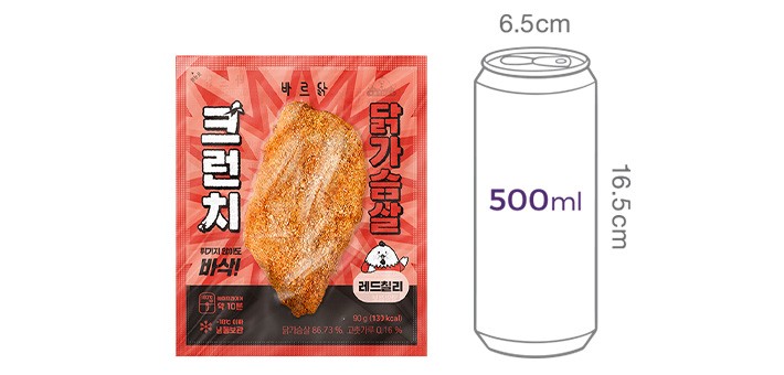 [바르닭] 크런치 닭가슴살 레드칠리