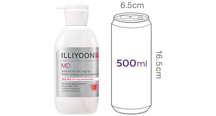 [일리윤] MD 레드이치 고보습 워시 470G