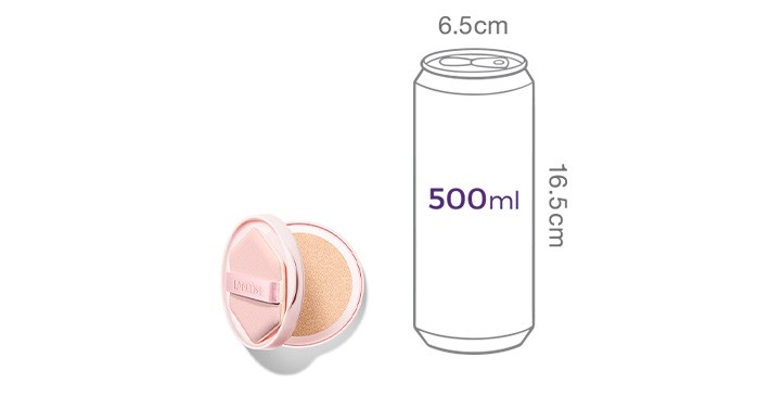 [랑콤] 스킨 이돌 세럼광 파인커버 쿠션 리필  #W20