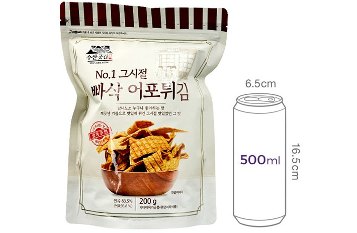 [수산곳간] 그시절 빠삭어포튀김 200g