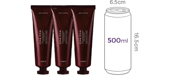 [언파] 차차 젠 자몽향 1450 고불소 치약 100g 트리플 기획 (3개입)