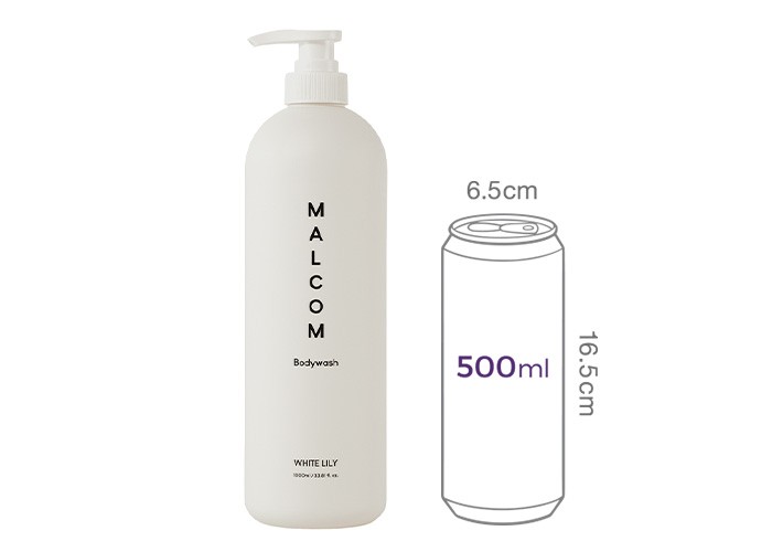 [말콤] 퍼퓸 모이스트필 바디워시 1000ml #화이트릴리