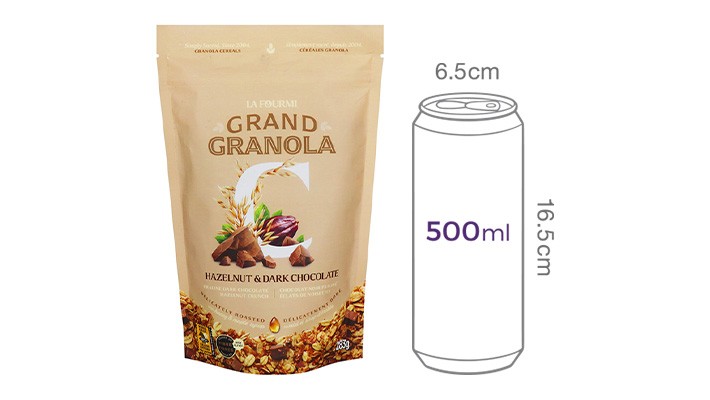 [그랜드 그래놀라] 헤이즐넛&다크초코 그래놀라 283g