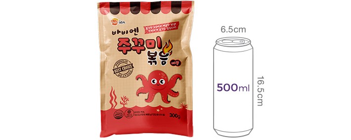 [바비엔] 주꾸미 볶음 300g