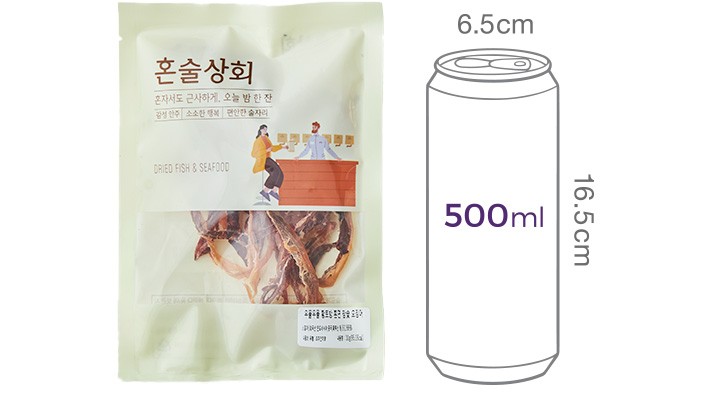 [혼술상회] 황토방 훈연 참숯 오징어 30g