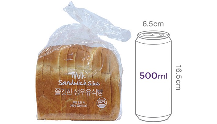 [신라명과] 쫄깃한 생우유식빵 390g