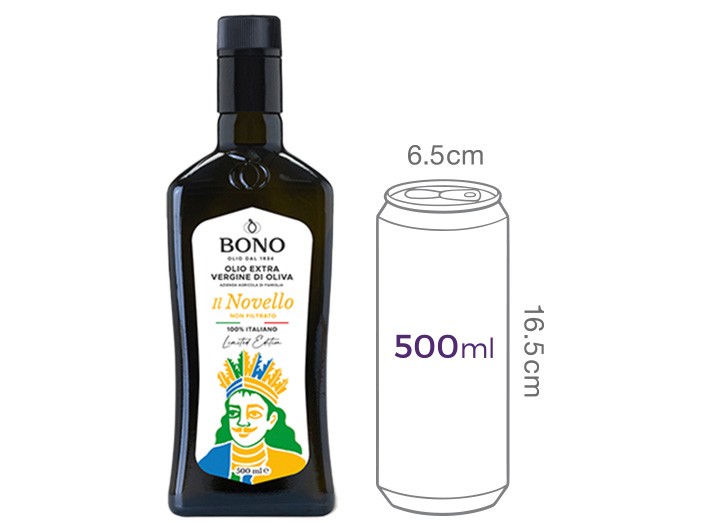 [보노] 노벨로 논필터 엑스트라 버진 오일 블랙 500mL