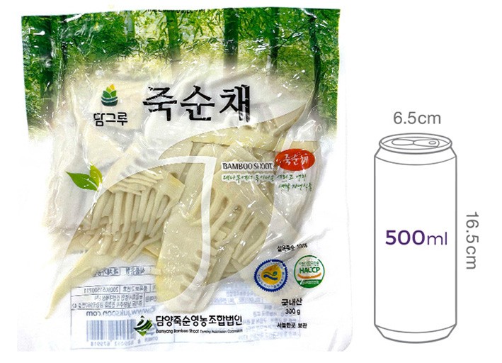 [담그루] 대숲맑은 담양 죽순 (죽순 채) 300g