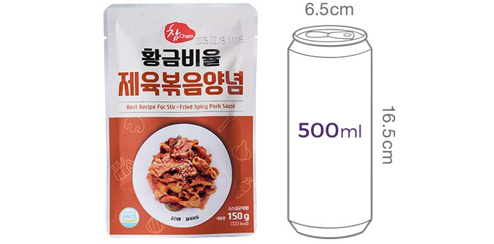 [참소스] 황금비율제육볶음양념150g