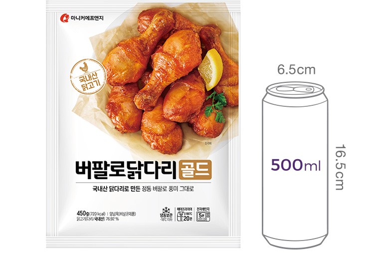 [마니커에프앤지] 버팔로닭다리골드