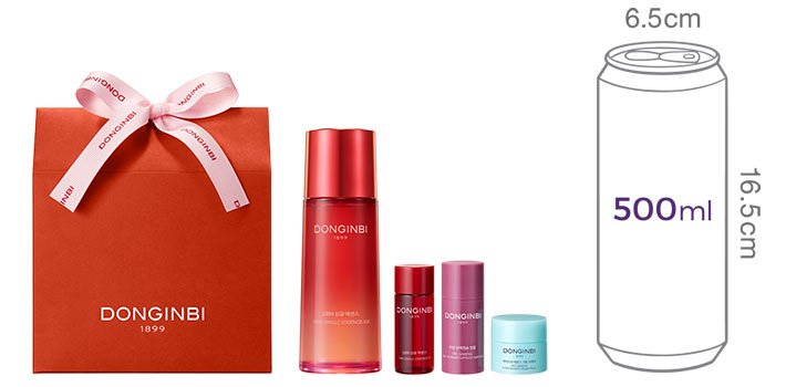 [동인비] 1899 싱글에센스 70ml 선물세트 (트리오 키트 증정)