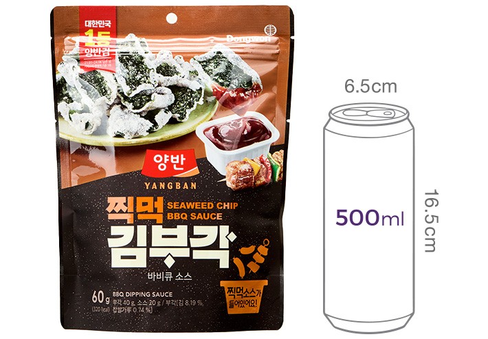 [동원] 양반 찍먹김부각 바비큐 60g