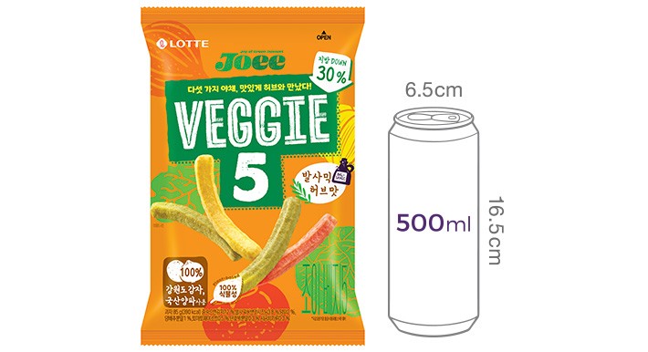 [롯데] 조이(JOEE) 베지5 발사믹허브맛 85g