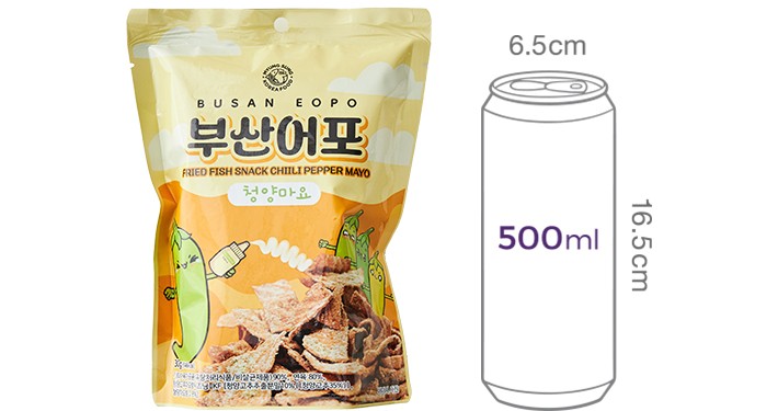 [부산어포] 튀긴 부산어포 청양마요맛 30g