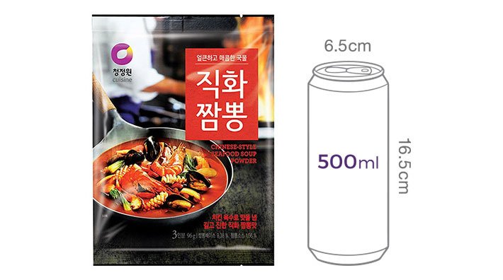 [청정원] 직화 짬뽕 분말 