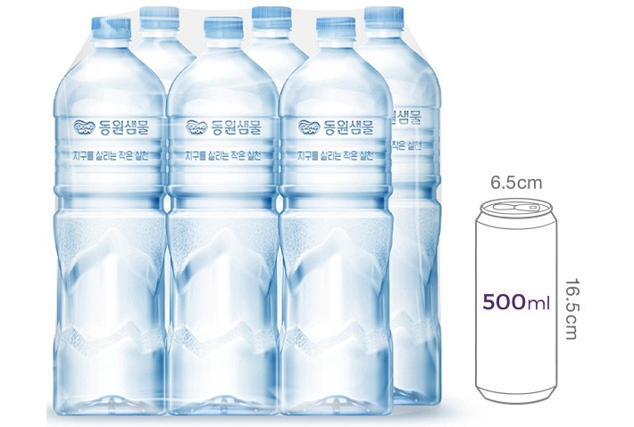 [동원샘물] 무라벨 생수 (2L X 6개)