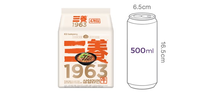 [삼양] 삼양라면1963 4입