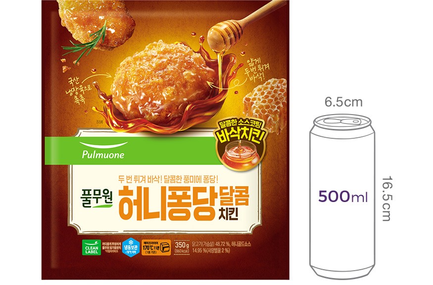 [풀무원] 허니퐁당 달콤치킨 350g