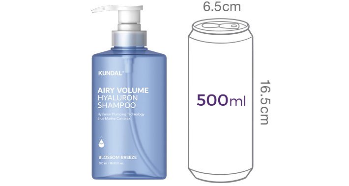 [쿤달] 히알루론 에어리 볼륨 샴푸 500ml