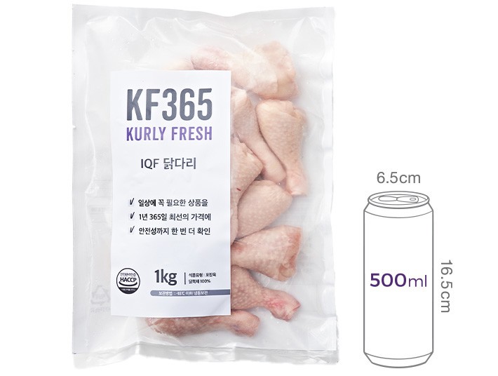 [KF365] IQF 닭안심살 (냉동) 2kg