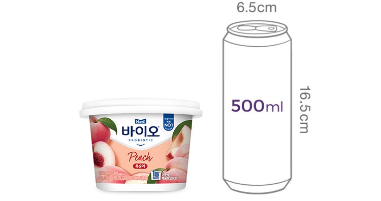 [매일유업] 바이오 요거트 복숭아 400g