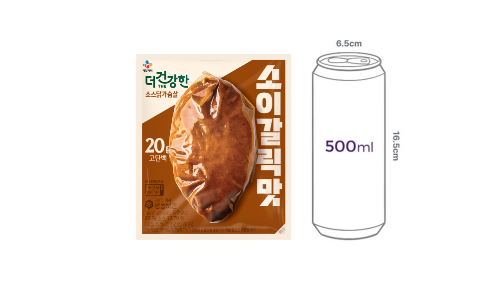 [더건강한] 소스 닭가슴살 소이갈릭 100g (냉동)