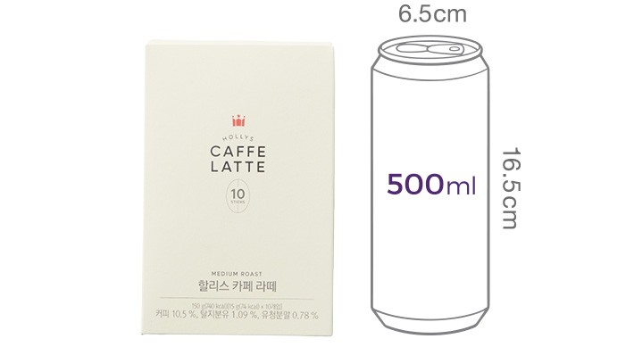 [할리스] 카페 라떼 (10개입)