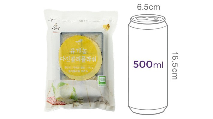 유기농 다진 콜리플라워 100g