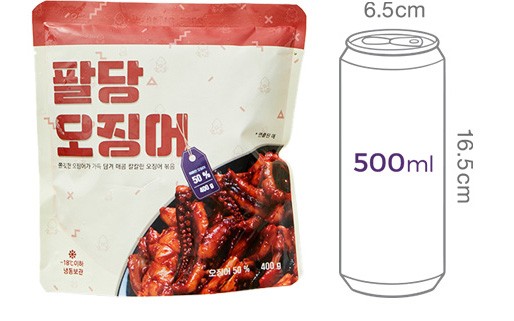 팔당 오징어볶음 오리지널 (냉동)
