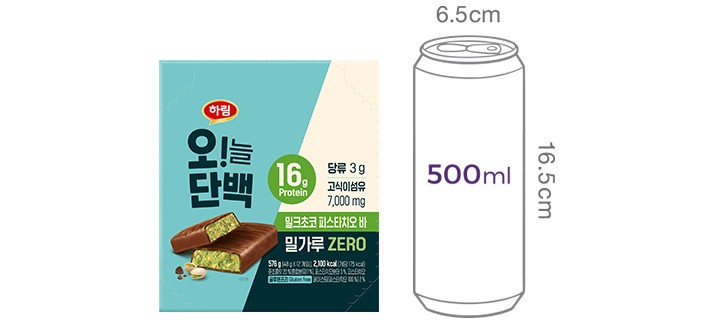 [하림] 오!늘단백 밀크초코피스타치오바 48g 12개입