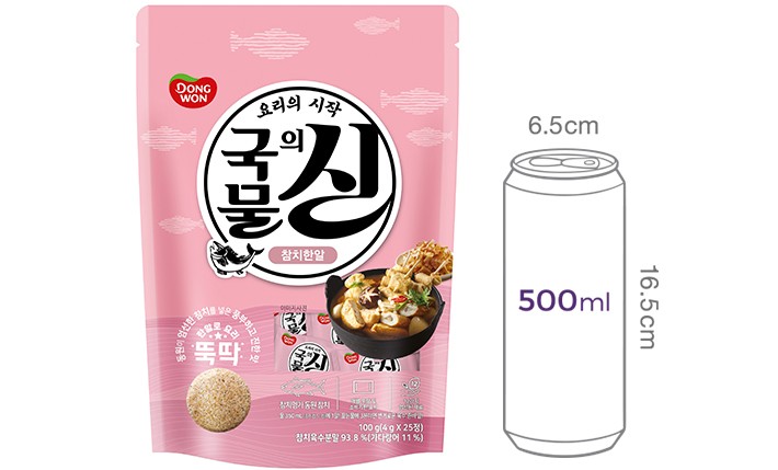 [동원] 국물의 신 참치한알 4gX25입(파우치)