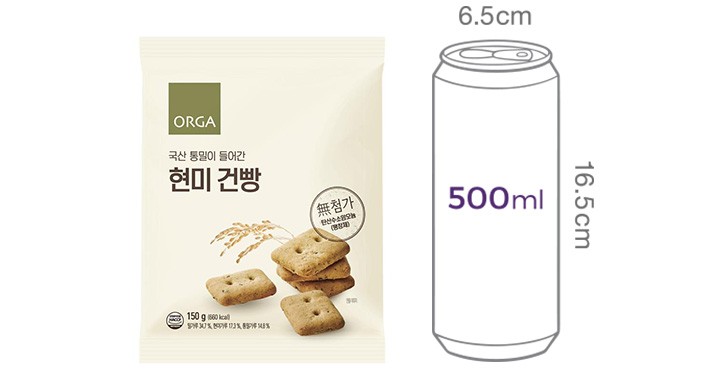 [올가] 현미 건빵 150g