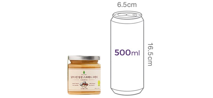 [넛츠그린] 100% 땅콩 스프레드 크런치 200g