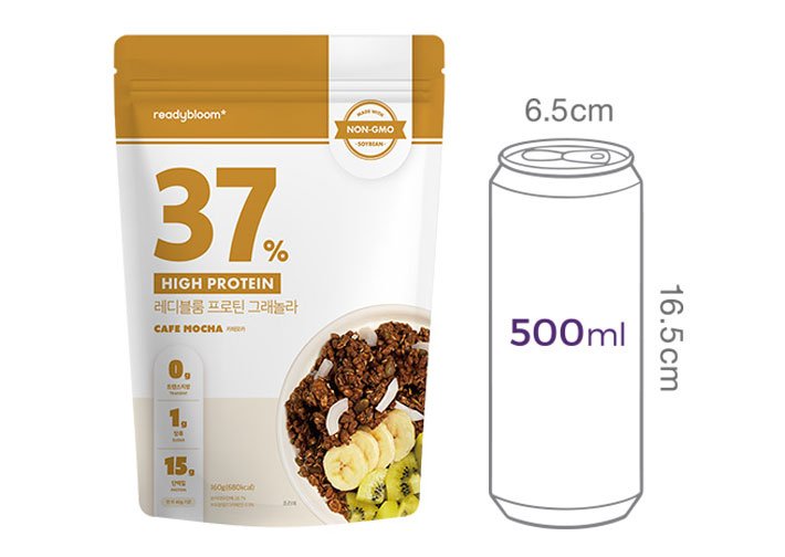 [레디블룸] 저당 프로틴 그래놀라 (카페모카) 160g