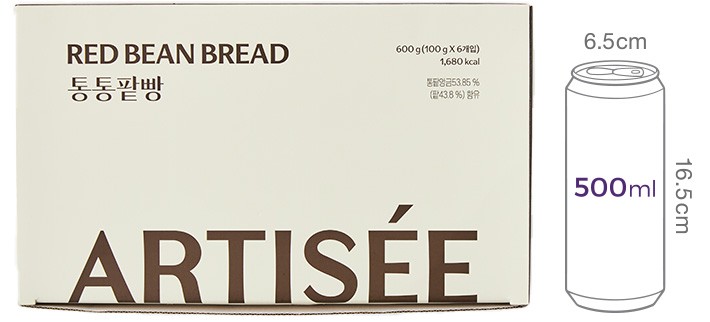 [아티제] 통통팥빵 100gX6개입