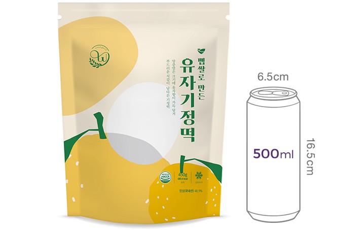 [창억] 유자 기정떡 (45g X10개입)