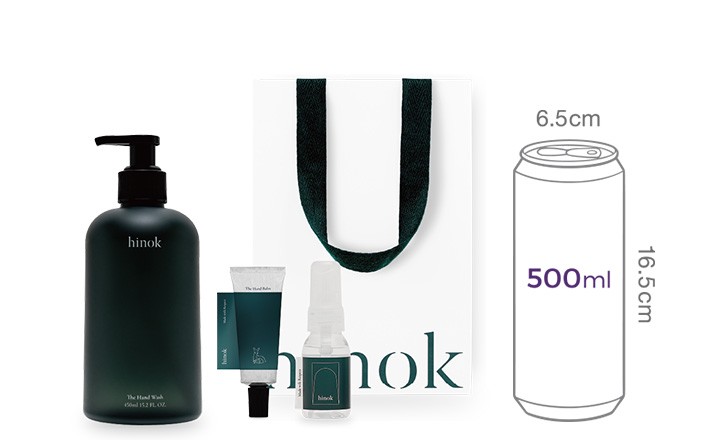 [희녹] 핸드케어 기프트세트 (핸드워시 450ml, 핸드밤 20ml, 더 스프레이 30ml, 쇼핑백)
