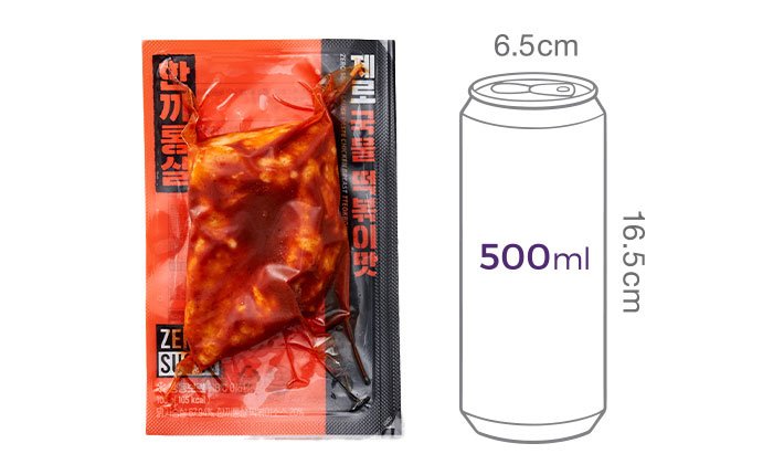 [한끼통살] 제로 국물 떡볶이맛 1개입