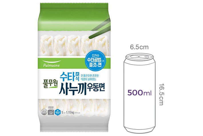 [풀무원] 수타식 사누끼우동면 (냉동) 1.15kg