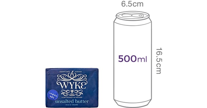 [와이크] 무염 버터 250g