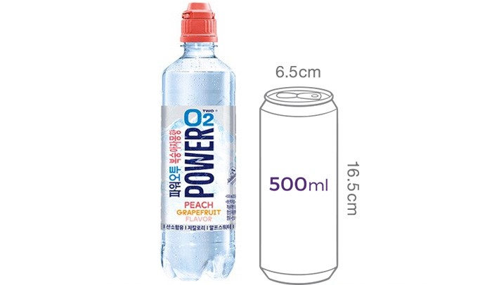 파워오투 복숭아자몽 (500mL X 6개)