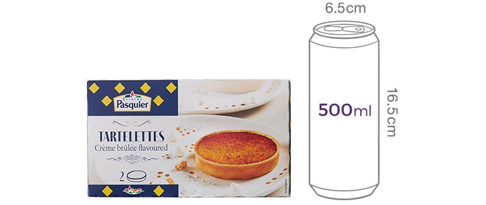 [파스키에] 크림브륄레 타르트 (80gX2개입)