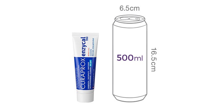 [큐라덴] 큐라프록스 엔자이칼 950 적정불소 잇몸 치약 75mL