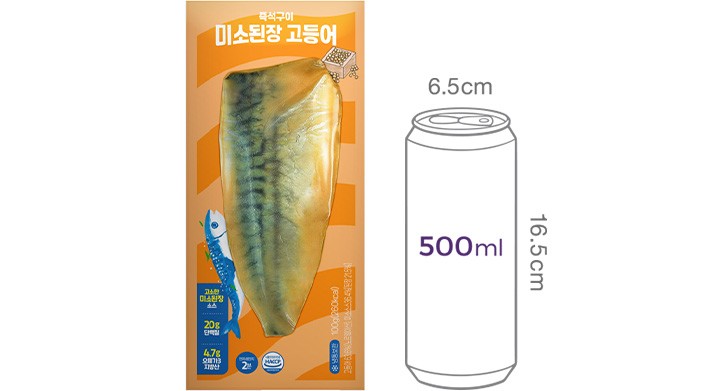 [가시제거연구소] 즉석구이 미소된장 고등어 100g