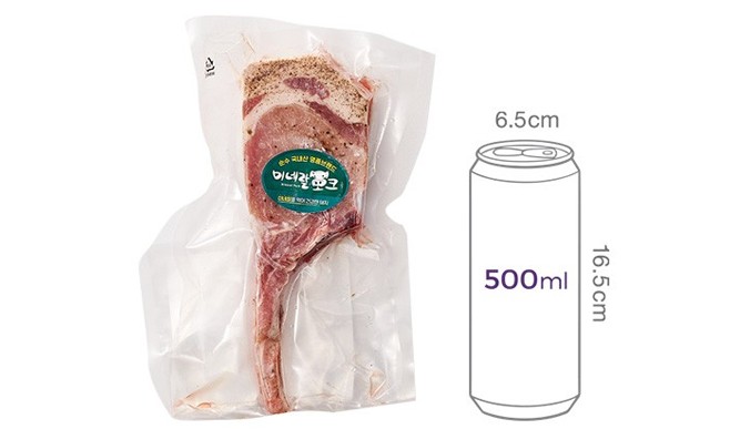 [캠핑프렌즈] 한돈 돈마호크 스테이크 260g (냉장)