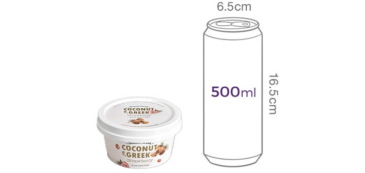 [어니스트그릭] 코코넛그릭 딸기 요거트 100g